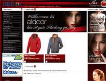 Tablet Screenshot of aldcor.com